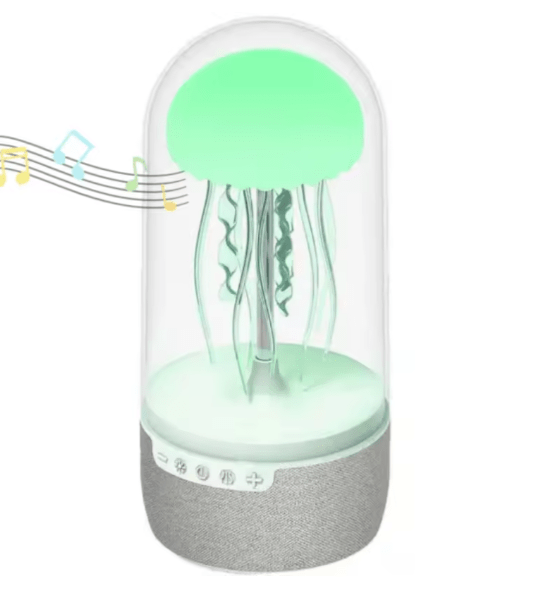Jellyfish Bluetooth Speaker β Portable Wireless LED Speaker with Colorful Ambient Lights, TF Card & Rechargeable Battery