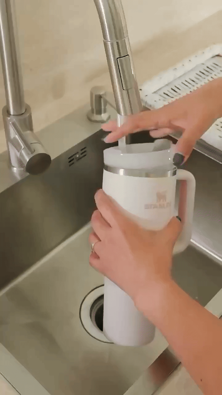 40oz Stainless Steel Vacuum Insulated Tumbler – Travel Mug with Straw & Handle | Premium Hydration Cup