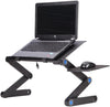 Adjustable Laptop Stand Desk with Cooling Fans – Foldable Bed Table for Work, Study & Gaming