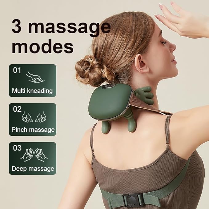 Shoulder & Neck Massager – Portable Kneading Massager for Neck, Shoulder & Upper Back Relief