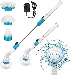 3-in-1 Electric Spin Scrubber Machine – Powerful Cordless Cleaning Brush for Bathroom, Kitchen & Floors