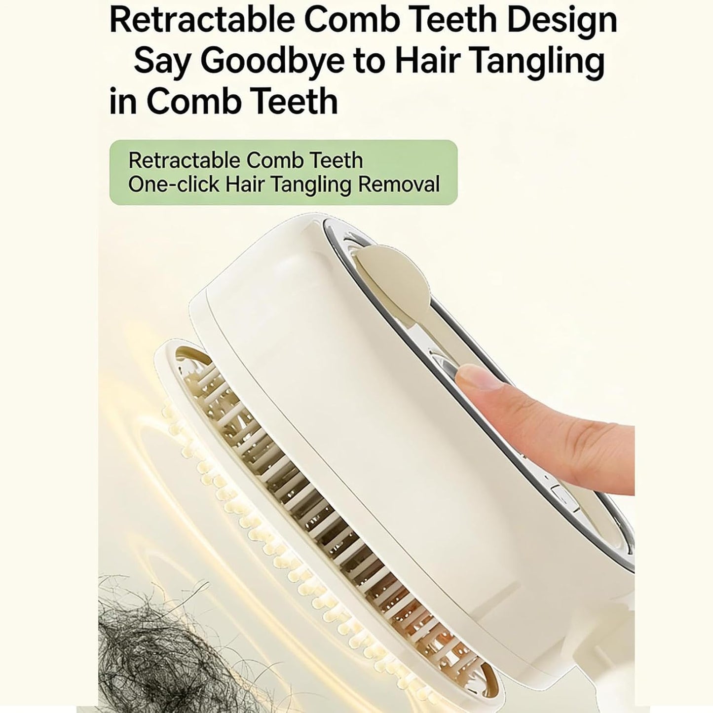 Steam Hair Brush – Nano Mist + Oil Infusion | Rechargeable Detangling Tool for Frizzy Hair
