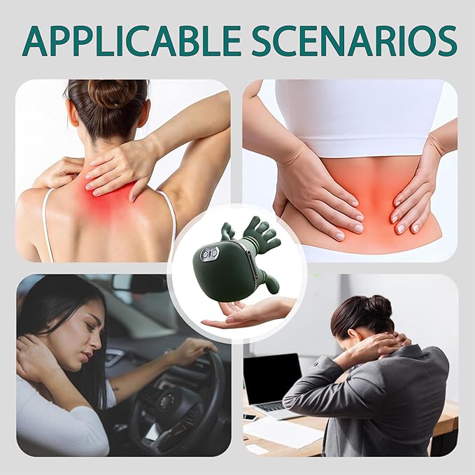 Shoulder & Neck Massager – Portable Kneading Massager for Neck, Shoulder & Upper Back Relief