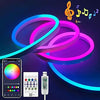 LED Neon Rope Light 5M – IC RGB Smart Strip Light with App Control, Music Sync & Waterproof Design