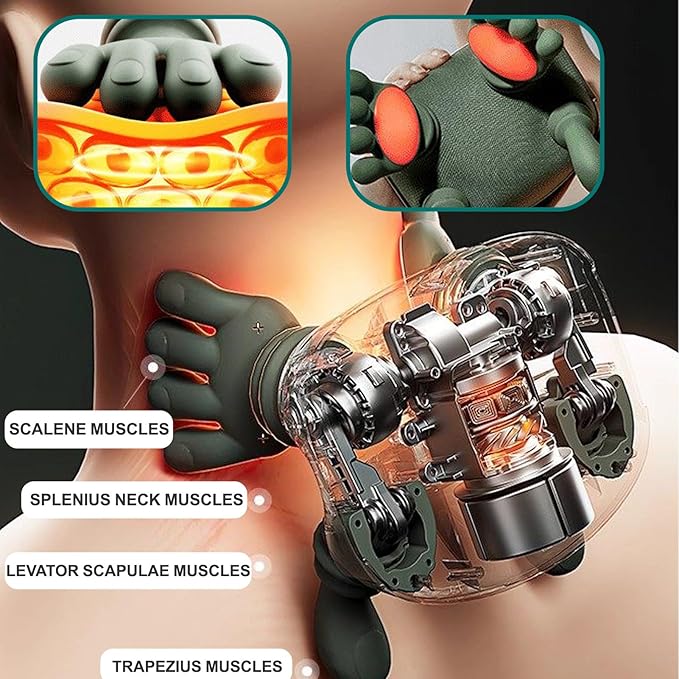 Shoulder & Neck Massager – Portable Kneading Massager for Neck, Shoulder & Upper Back Relief