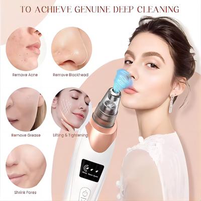 Multifunctional Cleaning Instrument – Deep Pore Cleanser & Blackhead Remover with Microdermabrasion