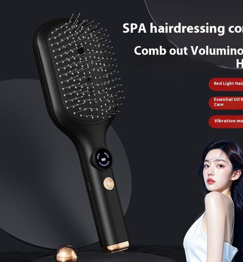 SPA Volumizing Hair Brush – Professional Paddle Hair Styling & Detangling Comb for Smooth, Fuller-Looking Hair