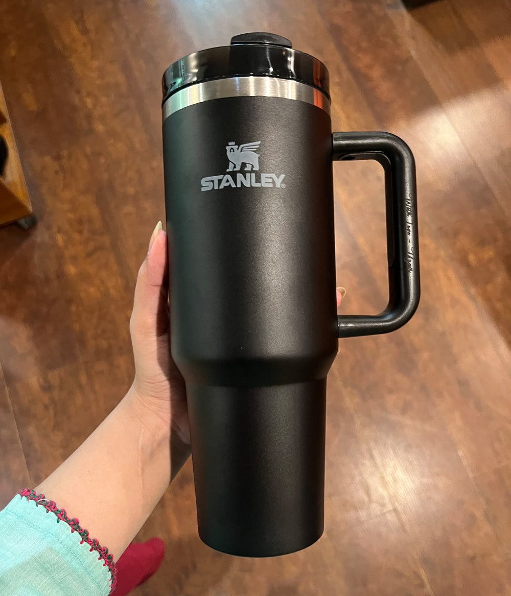 40oz Stainless Steel Vacuum Insulated Tumbler – Travel Mug with Straw & Handle | Premium Hydration Cup