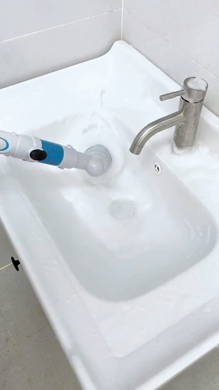 3-in-1 Electric Spin Scrubber Machine – Powerful Cordless Cleaning Brush for Bathroom, Kitchen & Floors