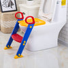 Children Toilet Training Ladder Seat – Foldable Adjustable Potty Training Seat with Non-Slip Steps & Handrails