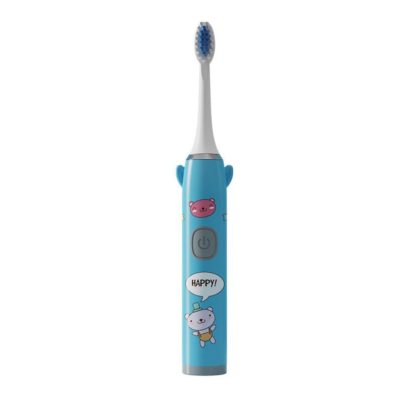 Children's Cartoon Electric Toothbrush – Soft Bristle Kids Toothbrush with Fun Animal Designs