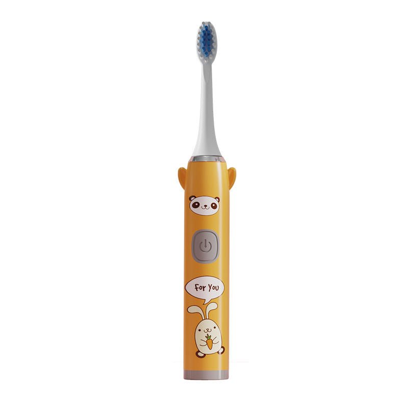 Children's Cartoon Electric Toothbrush – Soft Bristle Kids Toothbrush with Fun Animal Designs