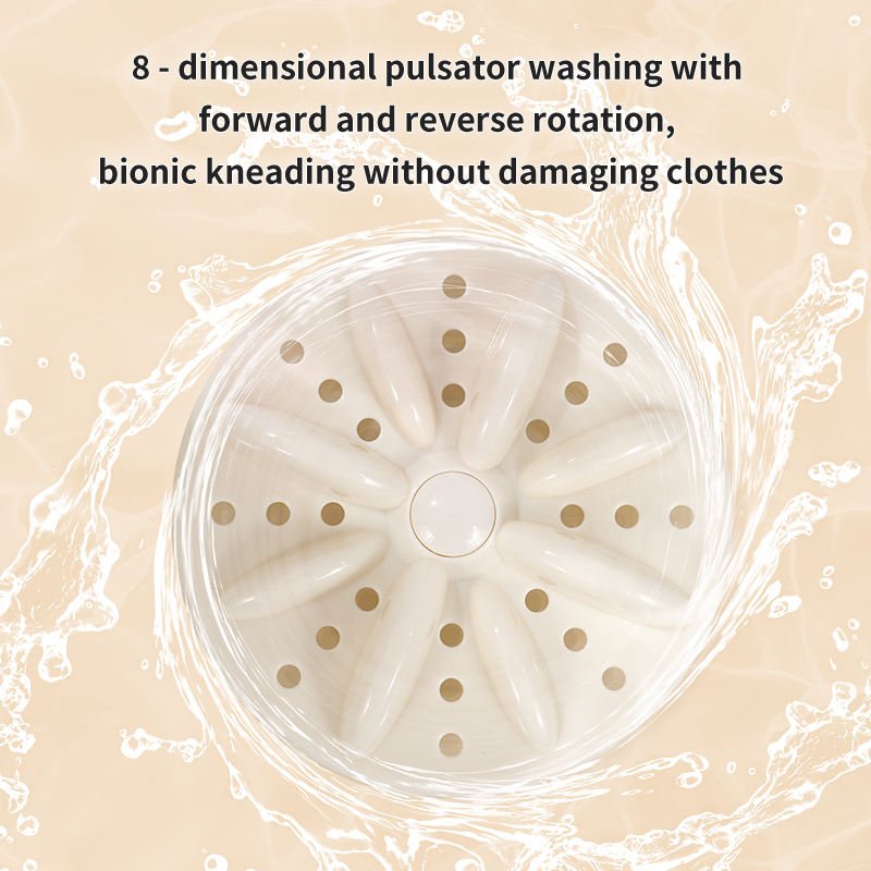 Portable Double-Bucket Mini Washing Machine – 3L Dual-Tub Washer for Baby Clothes, Underwear, Socks & Delicate Laundry