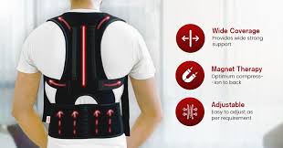 Posture Corrector Therapy Shoulder Belt – Adjustable Back Support Brace for Better Posture & Spinal Alignment