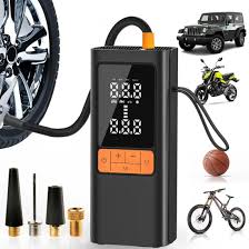 Portable Electric Air Pump – Compact Rechargeable Inflator for Tires, Air Mattresses, Sports Balls & Outdoor Adventures