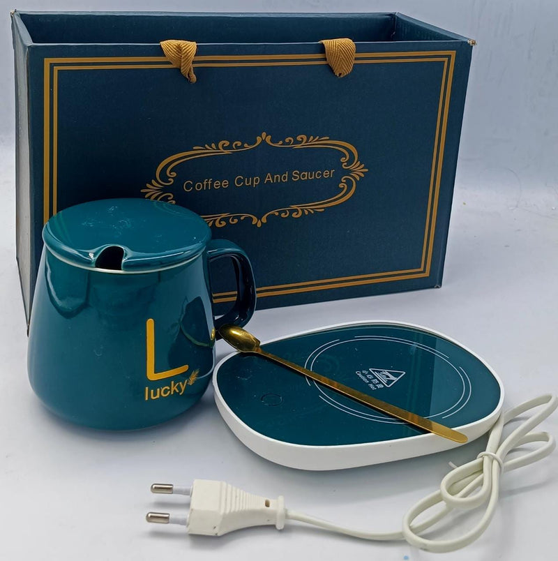 Smart Coffee Mug Warmer – Adjustable Temperature Beverage Heater for Coffee, Tea & Hot Drinks