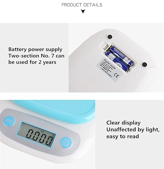 Electronic Digital Scale – High Precision Weight Measuring Scale with LCD Display