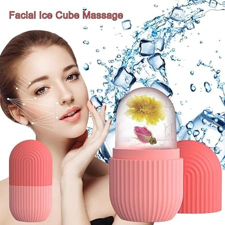 Face Glow Ice Roller – Cooling Facial Massager & Skincare Tool for Puffiness, Glow & Skin Tightening