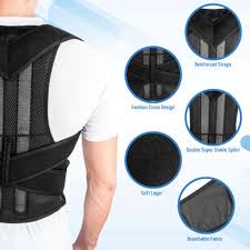 Posture Corrector Therapy Shoulder Belt – Adjustable Back Support Brace for Better Posture & Spinal Alignment