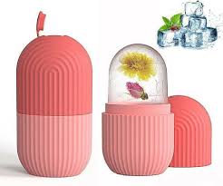 Face Glow Ice Roller – Cooling Facial Massager & Skincare Tool for Puffiness, Glow & Skin Tightening