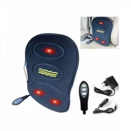 Robotic Massage Cushion with Heat – Portable Shiatsu Neck, Back & Shoulder Massager for Home, Office & Car
