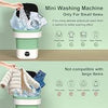 Foldable Mini Laundry Machine – Portable Compact Washing Machine for Travel, Baby Clothes & Delicate Garments