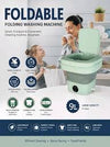 Foldable Mini Laundry Machine – Portable Compact Washing Machine for Travel, Baby Clothes & Delicate Garments
