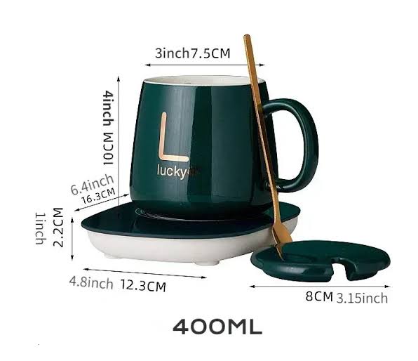 Smart Coffee Mug Warmer – Adjustable Temperature Beverage Heater for Coffee, Tea & Hot Drinks