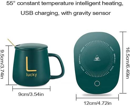 Smart Coffee Mug Warmer – Adjustable Temperature Beverage Heater for Coffee, Tea & Hot Drinks
