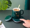 Smart Coffee Mug Warmer – Adjustable Temperature Beverage Heater for Coffee, Tea & Hot Drinks