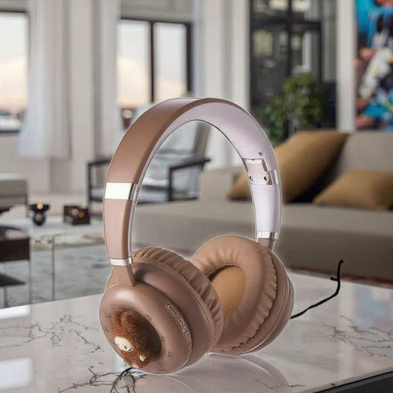 Labubu Wireless Bluetooth 5.3 Headphones – Stereo Sound, TF Card Support, HD Calls & Long Battery Life
