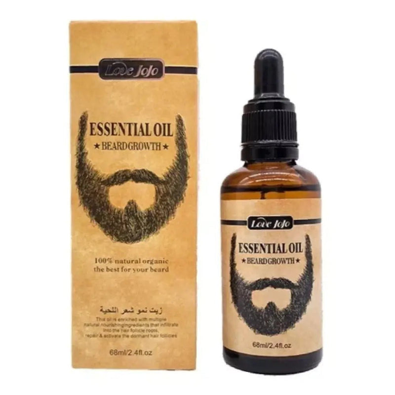 Love Jojo Beard Growth Oil – Natural Beard Growth & Softening Oil for Thicker, Healthier Beards