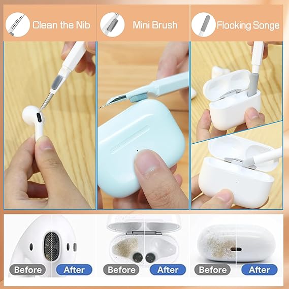 Multi-Functional Cleaning Kit – 20-in-1 Electronics Cleaning Kit for Keyboard, Laptop, Phone, Camera & Earbuds