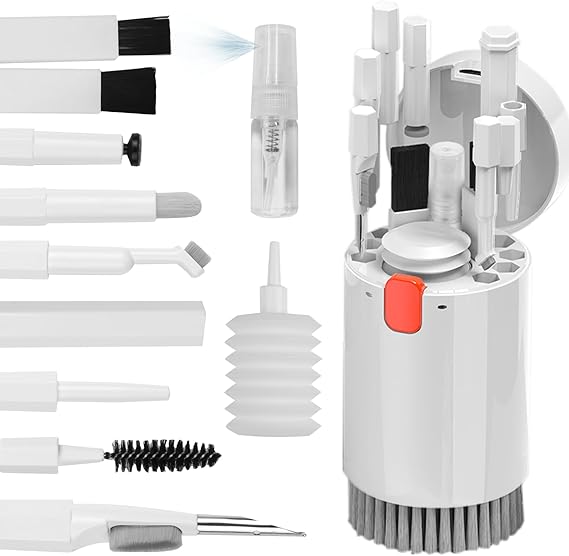 Multi-Functional Cleaning Kit – 20-in-1 Electronics Cleaning Kit for Keyboard, Laptop, Phone, Camera & Earbuds