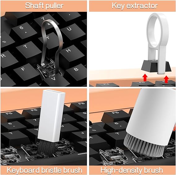Multi-Functional Cleaning Kit – 20-in-1 Electronics Cleaning Kit for Keyboard, Laptop, Phone, Camera & Earbuds
