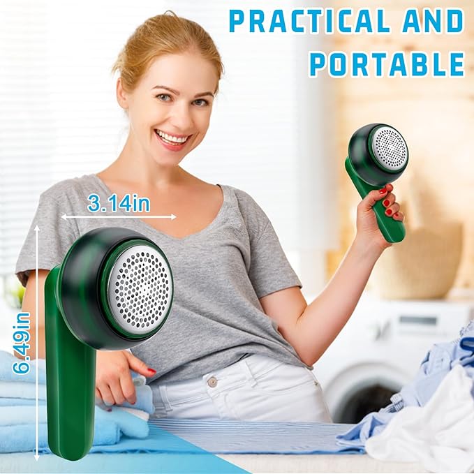 Rechargeable Electric Lint Remover – USB Fabric Shaver for Sweaters, Clothes, Furniture & Upholstery