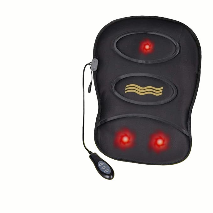 Robotic Massage Cushion with Heat – Portable Shiatsu Neck, Back & Shoulder Massager for Home, Office & Car