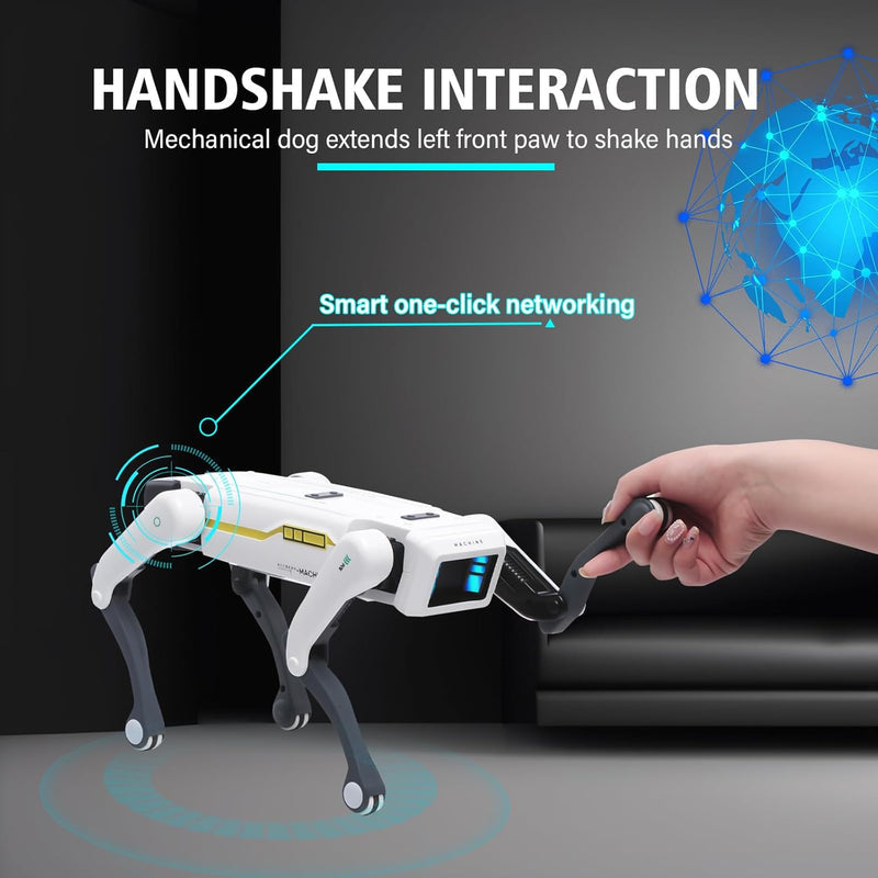 Smart AI Robot Dog – Interactive Educational Toy with Voice Chat, Dancing, Programming & Rechargeable Battery