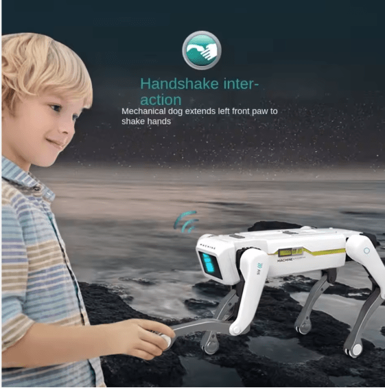 Smart AI Robot Dog – Interactive Educational Toy with Voice Chat, Dancing, Programming & Rechargeable Battery